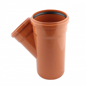 Ramificatie redusa canal PVC 160-125-45 canalizare exterioara culoare orange