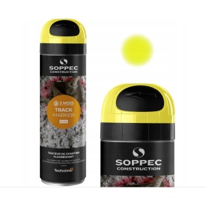 Spray marcaj fluorescent galben 500ml TRACK MARKER Soppec