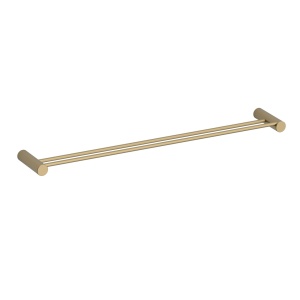 Suport prosop baie Slimmer Himark, dublu, tip bara, gold