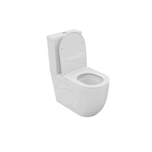 Vas WC BTW cu rezervor și capac soft-close, 66 x 36 x 80 cm, Vortex Eo, alb, Lavita - Img 3