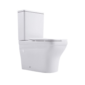 Vas WC BTW cu rezervor si capac Soft Close, Rimless, ceramica, alb, Elegance, Anahita - Img 5
