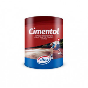 Vopsea pentru beton pe bază de solvent gri deschis 750ml Vitex CIMENTOL 881