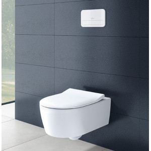 WC suspendat direct flush cu capac soft close si quick release Soul Villeroy&Boch - Img 1