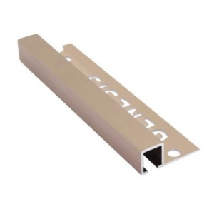 Bagheta patrata din aluminiu 10mm cupru periat TDP100.96 lungime 2.5m