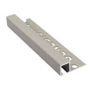 Bagheta patrata din aluminiu 12mm granit TDP120.411 lungime 2.5m