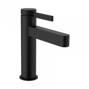 Baterie lavoar Finoris 110, cu ventil Push-Open, negru mat 76020670 Hansgrohe - Img 1