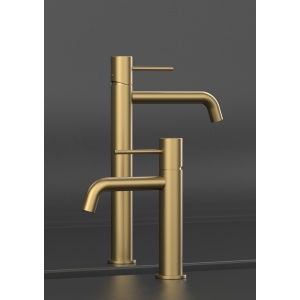 Baterie lavoar inalta Slimmer Himark, gold periat, Cold Start, 32,2 cm - Img 6