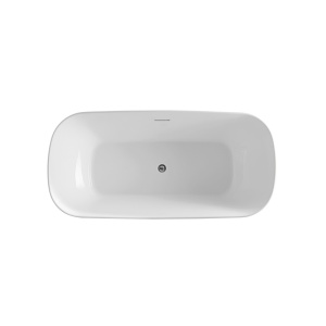 Cada freestanding Beauty, ovala, acril, alba, 170 x 80 x 58 cm, Eweca - Img 2
