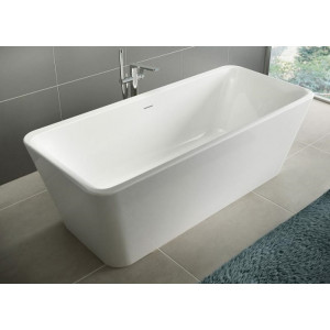 Cada freestanding dreptunghiulara, 180x80x49 cm, TONIC II sifon cu ventil click-clack inclus E398101, Ideal Standard - Img 1
