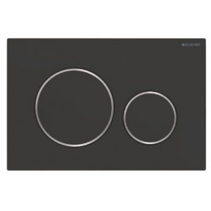 Clapeta actionare SIGMA 20 negru mat lacuit - crom 115.882.14.1 - Img 1