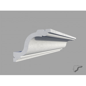 Cornisa de interior poliuretan BC37 dimensiuni 96.5x96.5x2000mm - Img 1