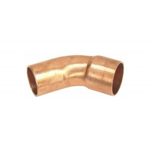 Cot cupru interior-exterior, D 18mm, 45 grade