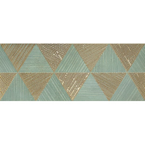 Decor GOLDGREEN MONO 29.8x74.8cm, interior, baie-bucatarie, rectificat, verde-auriu mat-lucios, Tubadzin
