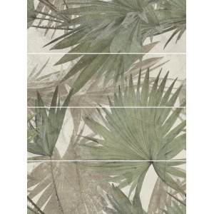 Decor Green Philosophy Olive Panel 89.8x119.2, interior, baie-bucatarie, rectificat, model tropical verde mat, Paradyz