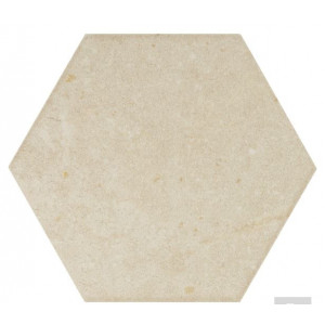 Faianta BIHARA BEIGE HEXAGON, baie/bucatarie, interior,bej mat 11x12.5cm