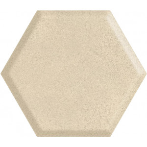 Faianta SERENE BEIGE HEX tip hexagon bej, rectificata, baie bucatarie 17.1x19.8cm Tubadzin - Img 1