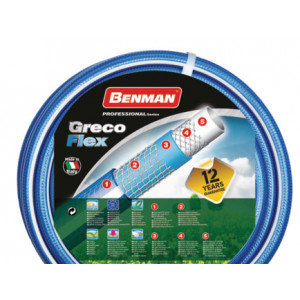Furtun de gradina 3/4" de 25 ml Grecoflex 77166 Benman - Img 1
