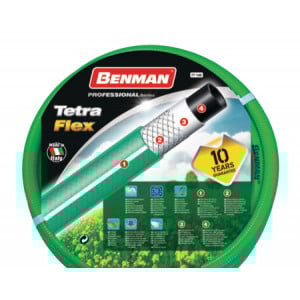 Furtun de gradina 5/8" de 50 ml Tetraflex 77145 Benman - Img 1
