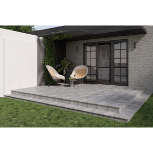 Gresie MATTONE SABIA GRAFIT 30X30cm Paradyz - Img 2
