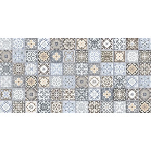 Gresie TERRAZZO MOZAIC multicolor 6060-0210 30X60cm portelanata, interior-exterior CEAROM - Img 1