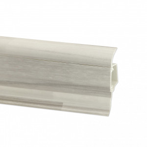 Plinta universala cu sistem pat cablu SLK 50 W173 WOODSTOCK ALB 2.5m Dollken - Img 1