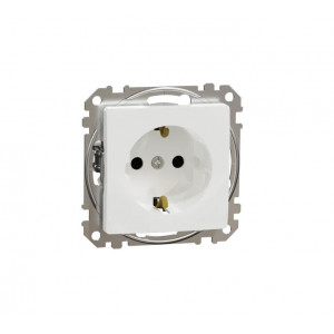 Priza Sedna Design 2P+E cu obturatoare SDD111021 Schneider - Img 3