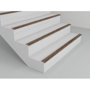 Profil de treapta pentru SPC oak smoked 55x18x2400mm ENNIKA - Img 2