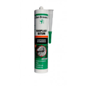 Silicon Tixoplast negru Den Braven