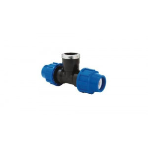 Teu compresiune filet interior PEHD