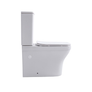 Vas WC BTW cu rezervor si capac Soft Close, Rimless, ceramica, alb, Elegance, Anahita - Img 6