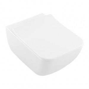 Vas wc suspendat direct flush patrat cu capac soft-close Venticello/Collaro 4626RS01 VILLEROY - Img 2