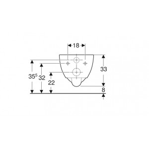 WC suspendat rimfree Geberit Selnova 49x36cm GEC500.377.01.2 - Img 4
