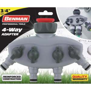 Adaptor robinet furtun 3/4'' si 1/4'' 77178 Benman - Img 2