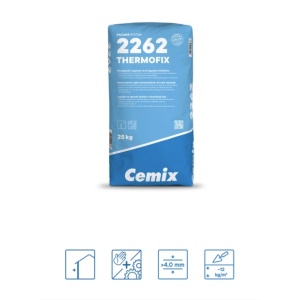 Adeziv pentru lipirea si armarea termosistemului cu vata 2262 ThermoFix 25 kg/sac Cemix