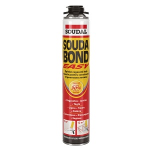 Adeziv poliuretanic pentru aplicare cu pistol Soudal Soudabond Easy 750 ml