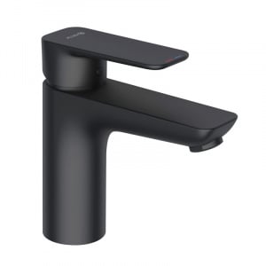 Baterie lavoar Pure & Style, fara ventil, negru mat 402923975 Kludi - Img 1