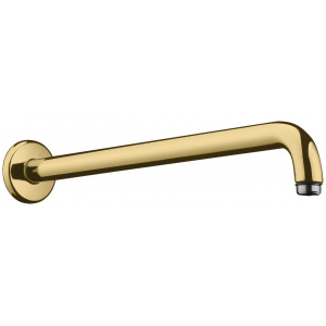 Brat de perete Hansgrohe 389 mm, gold optic lustruit