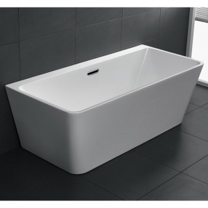 Cada freestanding dreptunghiulara, la perete cu instalatie completa, 170x78 cm, Alvaro New, Florida - Img 1