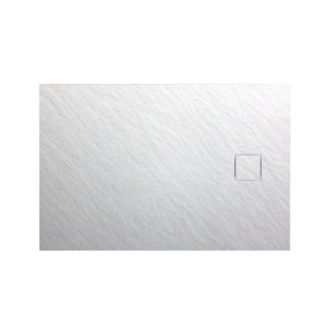 Cadita de dus dreptunghiulara, SMC Stone, compozit, alba, 120 x 90 cm, Anahita