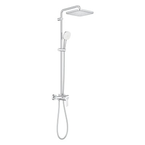 Coloana de dus GROHE Tempesta Cosmopolitan 250 Cube cu baterie monocomandă, crom lucios 26992000