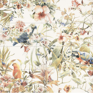 Decor 8 ELEMENTE MODERN PEARL PARROTS 119.8x119.8cm - Img 1