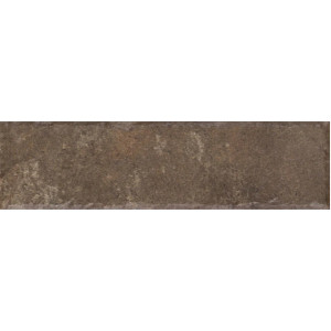 Faianta elevatie ILARIO BROWN, interior/exterior, maro inchis mat, tip caramida 6.6X24.5cm