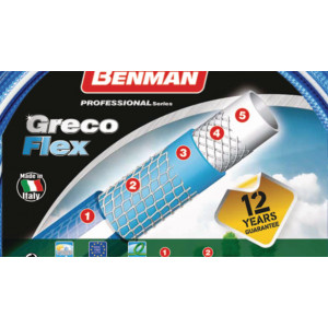 Furtun de gradina 3/4" de 25 ml Grecoflex 77166 Benman - Img 2