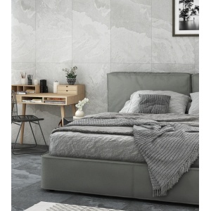 Gresie Tuna Rock ice mat portelanata, rectificata, interior-exterior, tip piatra 60X120 India - Img 2