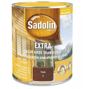 Lazura pentru lemn Sadolin extra teak 1L