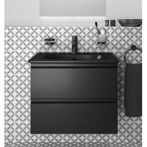 Mobilier TESI 2 sertare soft-close silk black - Img 1