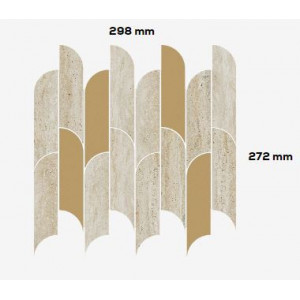 Mozaic TISSUE BEIGE 27.2x29.8cm - Img 2