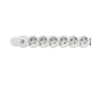 Prelungitor multipriza cu intrerupator 6 locasuri priza 5m