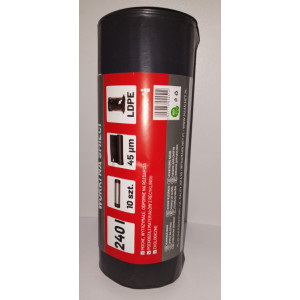 Saci constructii heavy duty 240litri / gr. 45 micoroni- 10bucati/set - Img 1