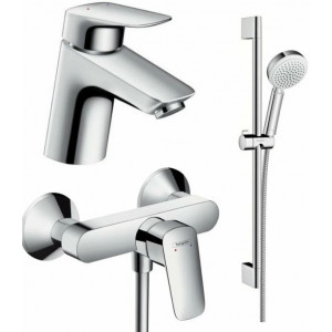 Set baterii dus LOGIS 70HAN7107-7160-2653240 Hansgrohe - Img 1